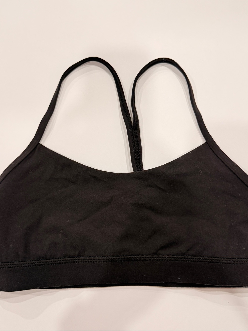 Lulu's Black Strappy Crop Tank Top